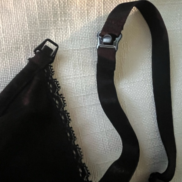 NWTISABEL & INGRID Drop-Cup Maternity/Nursing Cami Tank Top Sleepwear in Black - Picture 5 of 9